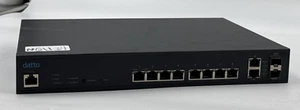Datto E8 8-Port Gigabit PoE Cloud Managed L2 Switch with 2 Dual-Speed (UNTESTED) - Picture 1 of 15