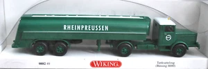 Wiking 0882 49 - Camion carburant et remorque Bussing 8000 "RHEINPREUSSEN" - NEUF avec boite - Photo 1/4