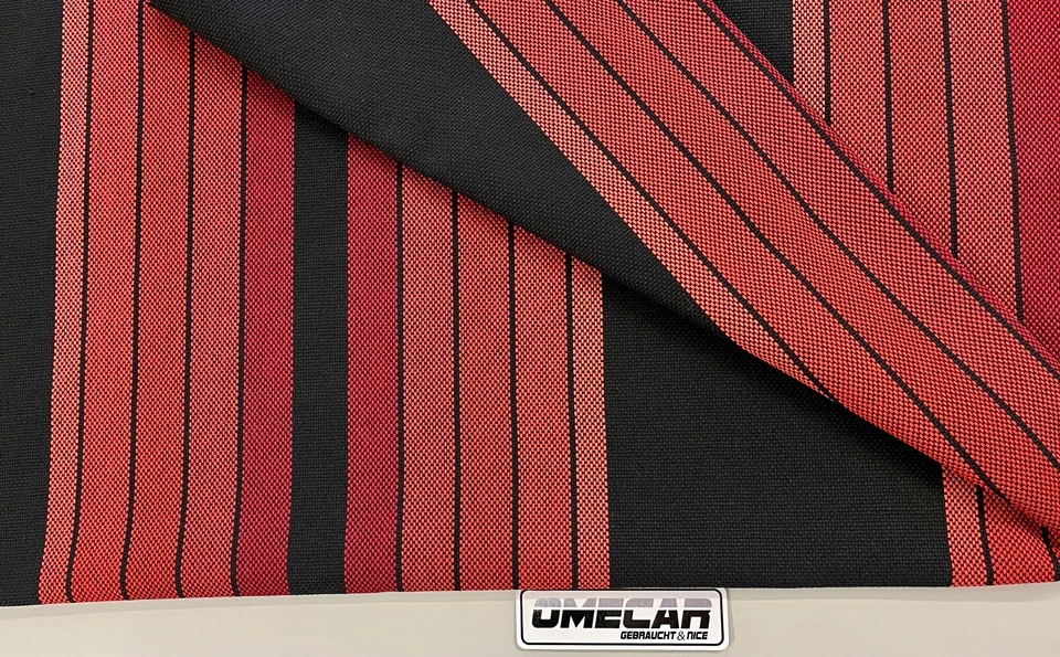 VW Golf 1 GTI Pirelli Bezugsstoff Sitzbezug Sitz Stoff Rot Schwarz 171881003 - Bild 1 von 1