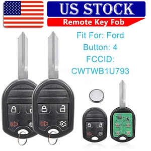2 For 2011 2012 2013 2014 2015 Ford Edge Keyless Entry Remote Car Key Fob - Foto 1 di 8
