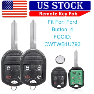 2 For 2011 2012 2013 2014 2015 Ford Edge Keyless Entry Remote Car Key Fob - Image 1 of 4
