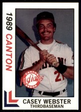 1989 Best Canton-Akron Indians Casey Webster Canton-Akron Indians #5