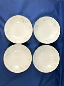 Set de 4 Cuencos de Cereales Sarita 7006 de Noritake Platinum Trim - Imagen 1 de 3