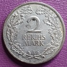 2 Mark Stück 1926 A Weimarer Republik Deutsches Reich Silber Münze