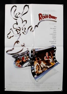 Who Framed Roger Rabbit -Original UK Movie Poster - 1988 - Comedy- by Touchstone - Picture 1 of 6