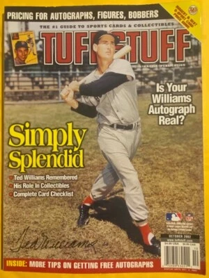 TED WILLIAMS tuff stuff Boston Red Sox mark McGwire JORDAN Brady ROBIN YOUNT Foto 1 de 4