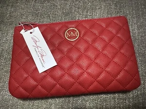 Gesteppte Clutch Handtasche rot Marilyn Monroe brandneu mit Etikett tolles Geschenk - Bild 1 von 4