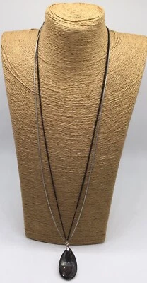 Fashion woman jewelry multilayer water drop pendant Necklace Handmade - Image 1 of 4