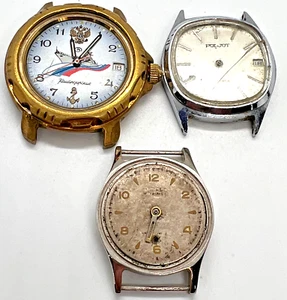 POLJOT WOSTOK Vintage Collection Watch Ussr Men Soviet Wrist Original Military - Picture 1 of 24