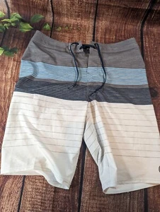 O’Neill Hyperfreak Board shorts men’s size 30 Gray Blue Off White - Picture 1 of 8
