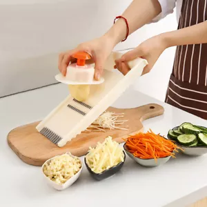 6-in-1 Adjustable Mandoline Slicer For Kitchen,Cheese Grater,Vegetable Spiralize - Picture 1 of 8