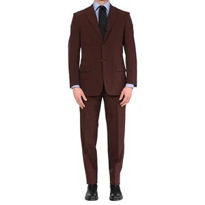 D'AVENZA Roma Handmade Burgundy "Techno" Suit EU 52 NEW US 42 - Picture 1 of 13