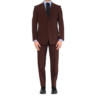 D'AVENZA Roma Handmade Burgundy "Techno" Suit EU 52 NEW US 42 - Image 1 of 4