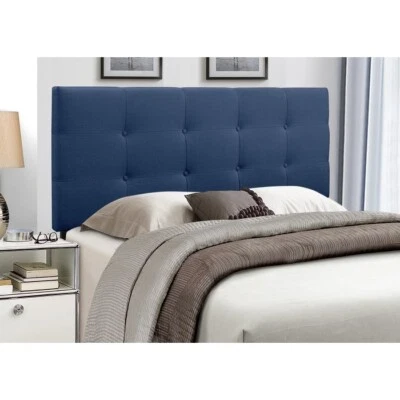 Queen Upholstered Headboard / Button Tufted Upholstery Headboard - Image 1 of 4