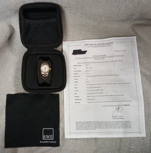 1987-1988 Oyster Perpetual Ladies Rolex With Stainless Steel and 18k Gold Real - Picture 1 of 11