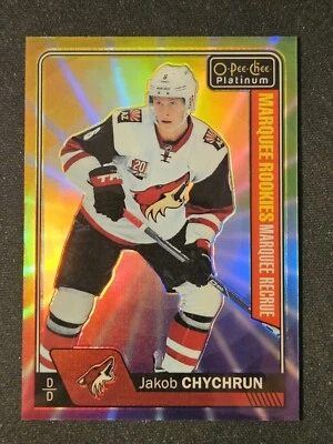 16-17 OPC Platinum Jakob Chychrun Marquee Rookie 🌈🌈 🌈 Rainbow Color Wheel  - Image 1 of 2