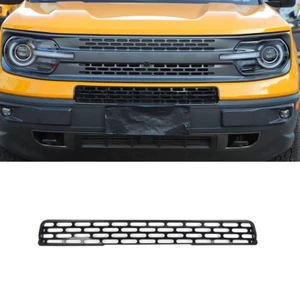 Front Bumper Grille Trim Black For Ford Bronco Sport 21+ Decoration Accessories - Picture 1 of 11