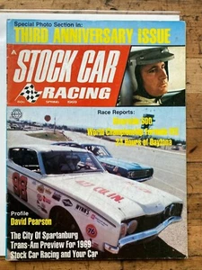 Stock Car Racing Magazine - Spring 1969 - Excellent Shape - Look Inside! - Picture 1 of 12
