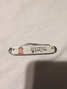 Vintage Elvis Presley King Of Rock And Roll 1935 - 1977 Pocket Knife USA (1) - Picture 1 of 4