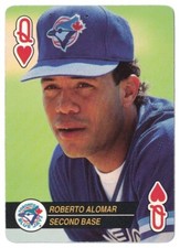 1994 Bicycle Baseball Aces Playing Cards #QH Roberto Alomar