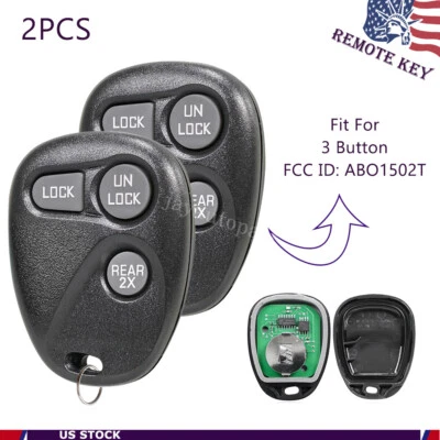 2 para Chevrolet Tahoe 1996 1997 1998 1999 2000 sin llave coche camión mando a distancia Foto 1 de 4