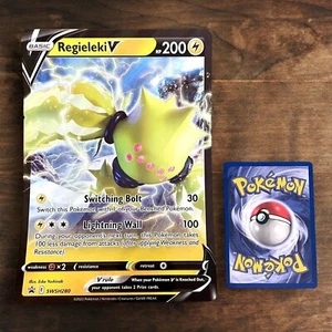 Regieleki V Jumbo Oversized Promo Near Mint Pokemon TCG Sword & Shield - Picture 1 of 4
