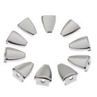 10x Silver Iron Triange Drum Claw Hook 6.3mm Hole for Bass Snare Drum Parts