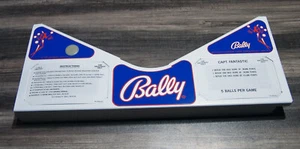 Bally Captain fantastischer Flipperautomat METALL Schürze Bogen komplett restauriert! - Bild 1 von 1