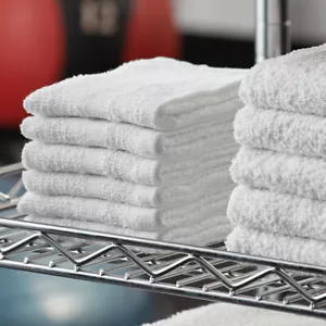 Washcloth White Towel 1 Doz. Face Cloth 12x12 Wash cloths Gym Towel - Picture 1 of 4