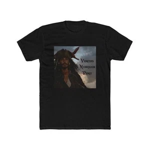 Camiseta para hombre JOHNNY DEPP VERITAS NUMQUAM PERIT VERDAD NUNCA PERECE justicia - Imagen 1 de 7