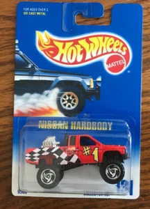 Hot Wheels - NISSAN HARDBODY 4x4 Pickup Truck / Red  1987 Vintage 1991 New - Picture 1 of 8