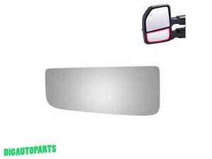Mirror Glass for 2017-2019 Ford F-250 Super Duty Left Driver Side Lower Tow 3970 - Picture 1 of 12