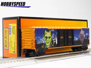 MTH RAILKING HALLOWEEN FRANKENSTEIN EXPRESS TRANSPORT 1931 BOXCAR 30-70130C NEW - Picture 1 of 11