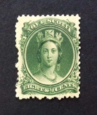 BroadviewStamps Canada provinces Nova Scotia #11a white paper.  MH F-VF.  Solid - Image 1 of 2
