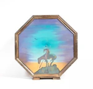 1920's Air Chrome Double Cone Painted Radio Speaker * End Of The Trail * Works - Picture 1 of 12