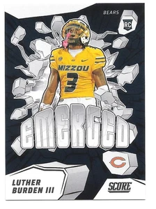 Fútbol Emergido 2025 Score Luther Laad III RC -Chicago Bears- #12 - Imagen 1 de 1
