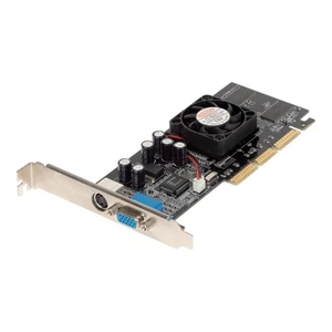 Graphic Card NVIDIA GEFORCE4 MX440-8X 64MB AGP D-Sub Tv-Out MX440-8X-2 - Picture 1 of 3