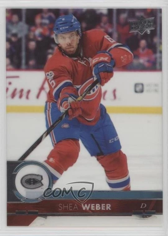 2017-18 Upper Deck Clear Cut Shea Weber #106 HOF - Image 1 of 2