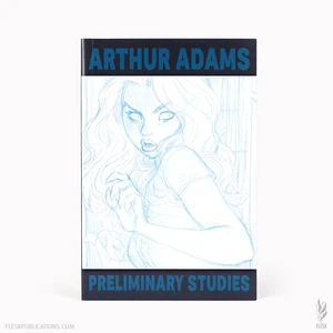 Arthur Art Adams Signed Preliminary Studies Comic Art Book Flesk Softcover New - Bild 1 von 1