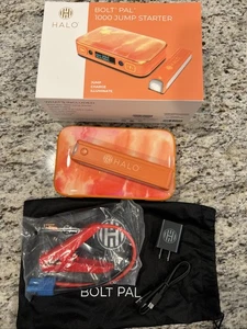 Halo Bolt Pal 1000A Jump Starter w/ Removable Flashlight (ORANGE)- NEW Worn Box - Bild 1 von 6