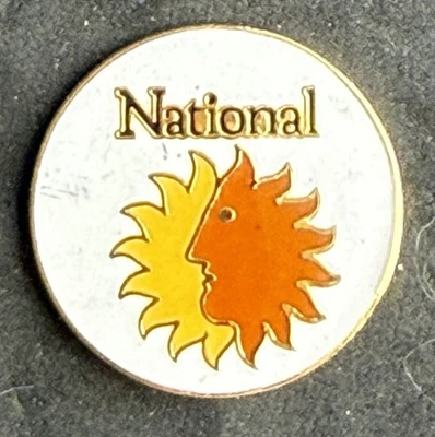 Pin de solapa National Airlines - Metal con incrustación de esmalte Foto 1 de 2