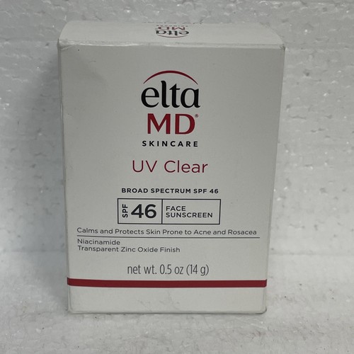 Elta MD UV Clear Broad Spectrum SPF 46 Facial Suncreen 0.5 oz Exp: 02/ ...