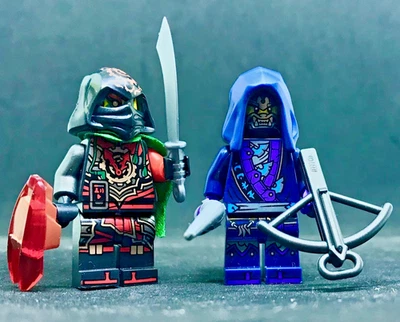 NINJAGO © LEGO WARRIOR The MONK WOLF + KRUX ACRONIX - Imagen 1 de 4