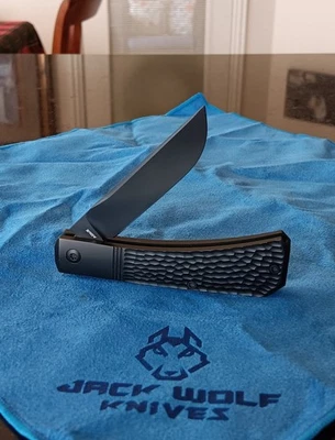 Jack Wolf Pioneer Jack S90V Титановый Джигованный Черный Совершенно Новый - Изображение 1 из 4