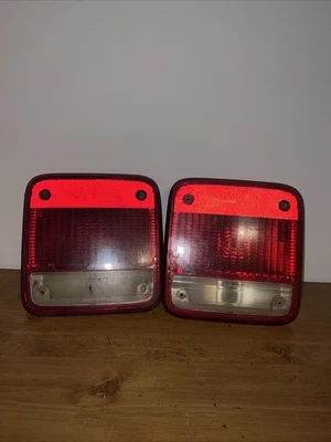 85-95 Chevrolet G10 G20 Van OEM Tail Lights Pair Set - Image 1 of 4