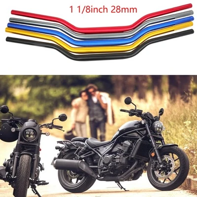 For Honda CM1100 CRF150F CRF150R CRF230F CRF250R Handlebar 1 1/8" 28mm Fat Bar - Image 1 of 4