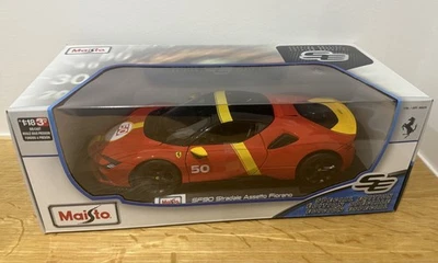 Maisto 1:18 Die-Cast Special Edition Red Ferrari SF90 Stradale Assetto Fiorano - Image 1 of 4