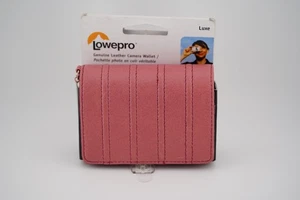 Lowepro Pink Genuine Leather Camera Wallet Case NWT! - Picture 1 of 6
