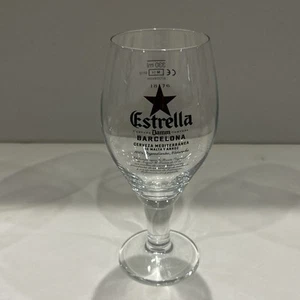 Estrella Damm Barcelona 1876 Spain Beer Glass 330ML Stem - Bild 1 von 8