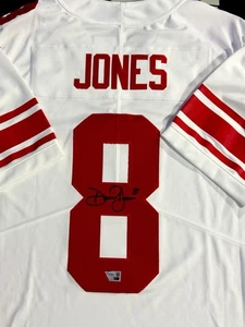 Daniel Jones Signed White Nike On Field Jersey New York Giants Fanatics COA - Picture 1 of 2